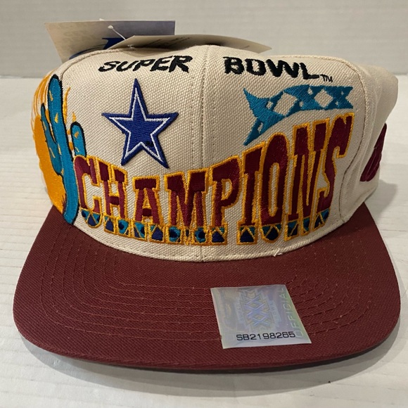 Dallas Cowboys Super Bowl XXX Logo Athletic Mens Hat NWT OSFA - Picture 2 of 10